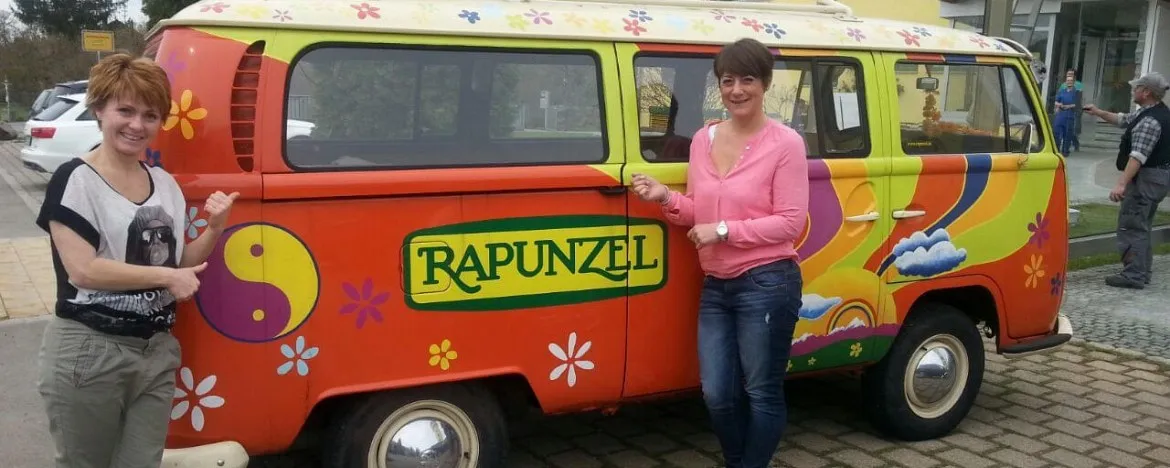 Silke und Barbara zu Besuch bei Rapunzel im Allg&auml;u